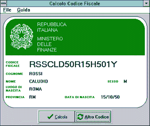 WinTricks.it - calcolo Codice Fiscale